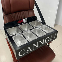 Plateau à Tiramisu Portable pour Événements, Mariages et Banquets – Présentoir à Gâteaux et Boîte à Cannoli à Porter à l'Épaule