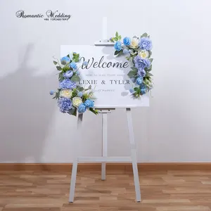 挨拶造花招待状背景花の壁結婚式のシルクローズボールセット結婚式の装飾