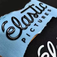 Impression d'étiquettes personnalisées pour vêtements, patchs 3D thermocollants, autocollants pour T-shirts, logos en vinyle silicone thermocollant pour vêtements