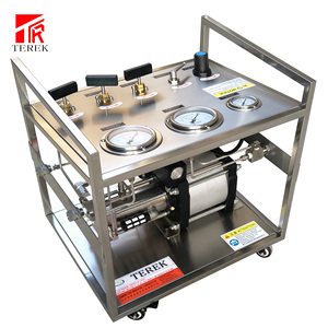 Pompa Booster per Gas <span class=keywords><strong>Terek</strong></span>, Miglior Prezzo, 10-800 bar, Azionata ad Aria, per Riempimento Bombole di Ossigeno, CO2, Azoto, Elio - Product Image 2