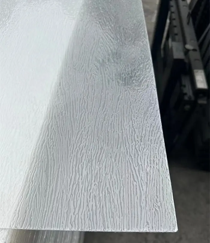 Herstellung Baum rinden streifen gegossene Acryl platte Transparente gestreifte Acryl platte für Lampe
