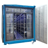 Hezhou Turnkey Conteneur Hydroponique 20FT pour la culture de champignons (Bouton, Portobello, Morchella) – Équipement de culture automatique