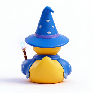 काल्पनिक जादूगर थीम विनील बतख-कस्टम जादू दुनिया प्रशंसकों और प्रचार के लिए संग्रहणीय - Product Image 3