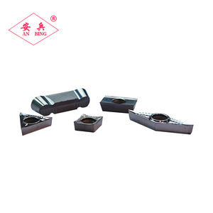 ABJX CNC High Gloss Aluminum Milling <strong>Cutter</strong> with Triangular Diamond Abrasive Blade - Product Image 2