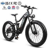 Vélo électrique de montagne pour adultes de style cyclomoteur, avec moteur puissant de qualité supérieure, batterie au lithium de marque OEM ODM