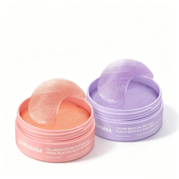 Patchs pour les yeux au collagène et PDRN de caviar, 30 paires, caféine, anti-poches, raffermissants, masques sous les yeux