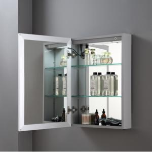 <span class=keywords><strong>Miroir</strong></span> de salle de bain de luxe avec éclairage LED Infinity, interrupteur tactile, lumière 3000K-6000K, cadre en aluminium, indice de protection IP54 - Product Image 6