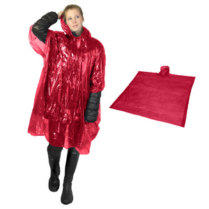 Poncho de Lluvia Desechable de Plástico, Impermeable Ligero para Viajes al Aire Libre, Eventos y Uso Promocional - Product Image 3