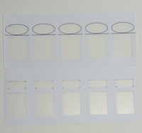 Autocollant de voiture Citroën personnalisé, durable, résistant à l'huile, en PET transparent de 0,05 mm, avec dos en sérigraphie et bande adhésive 3M à pois pour fenêtre