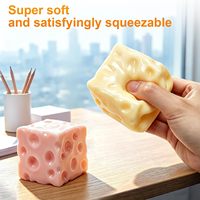 Vente en gros usine Squishy en TPR non rebondissant, saveur fromage et vaseline, saveur fromage et huile de coco