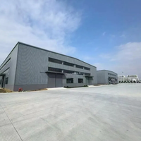 Nave Industrial Prefabricada Moderna y Económica con Estructura de Acero, Superficie Galvanizada en Caliente, Techo de 20+ lb/sq.ft