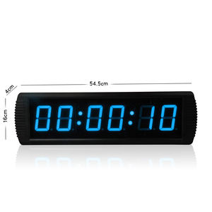 Pantalla azul de alta calidad LED Countup 3 pulgadas cronómetro temporizador para escuela estudiante deportes carrera reloj Oficina Reunión cuenta regresiva reloj - Product Image 2