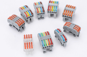 Kabel Rail Din ke kawat 2 hingga 12 1 2 3 4 5 6 7 8 9 12 Pin dapat digunakan kembali 32A tinggi arus besar mudah operasi sambungan kompak - Product Image 2