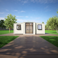 Maisons de luxe de 40 pieds, paquet d'expédition, conteneurs préfabriqués, maisons en béton