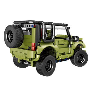 ZHEGAO <strong>Pull</strong> Back Off-road Vehicle Car Toys 763PCS Building <strong>Blocks</strong> Toys Kits DIY ABS Toys for Kids - Product Image 2