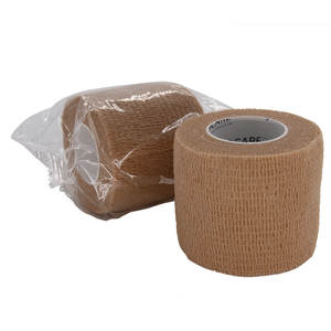 ضمادة مرنة ملفوفة بألوان رياضية متماسكة مقاومة للماء خالية من اللاتكس 5 * m ضمادة ذاتية لدعم العينة - Product Image 5