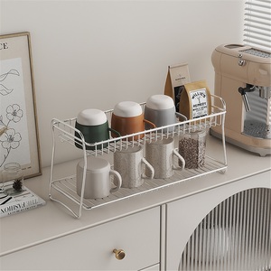 Modern <b>Corner</b> Vanity Zinc Alloy Rack Double-Layer Bathroom Storage Toilet Cosmetic <b>Shelf</b> Hotel Countertop - Product Image 3