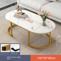 Table d'appoint moderne simple pour le salon pour le café ou le thé Table de canapé familiale de luxe