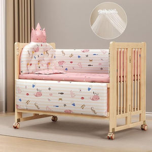 Lit de Bébé Convertible le Plus Vendu Design Moderne Pieds Robustes en Bois Massif Naturel Pliable pour Utilisation à la Maison École Hôtel pour Chambres - Product Image 2