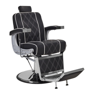 Ghế cắt tóc thủy lực màu đen cổ điển, bán chạy năm 2025, thiết kế châu Âu dành cho nam, xoay 360 độ, điều chỉnh độ cao, phù hợp cho trường học - Product Image 6