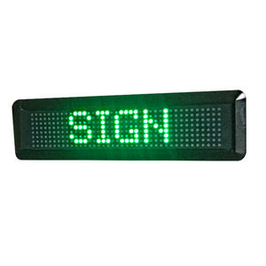 [Personnalisation privée] Largement utilisé Monochrome Single Line P 7.62 Intérieur LED Publicité logo 512 <span class=keywords><strong>K</strong></span> Mémoire Durable En Gros - Product Image 1