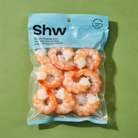 Sac sous vide personnalisé de qualité alimentaire de haute qualité sac d'emballage d'aliments surgelés avec propre logo sac d'emballage en plastique congelé transparent