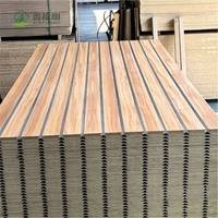 Fabricant de panneaux rainurés – Panneaux MDF mélaminé modernes et économiques, qualité E2, écologiques, pour cuisine et chambre, épaisseur 12-18 mm, direct usine