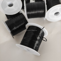 10m/Rolle Elastische Perlenschnur Dehnbarer Haarverlängerungs-Nähfaden für Armband-Weft-Haarverlängerungen