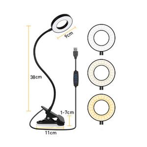 Lampe de bureau LED USB, luminosité réglable, protection des yeux, lampe à clip LED réglable pour la lecture, l'étude et le travail - Product Image 3
