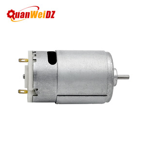 มอเตอร์ไฟฟ้ากระแสตรง QuanWeiDZ RS555 ขนาด 42 มม. แบบยึดหน้าแปลน แม่เหล็กถาวร มอเตอร์ขนาดเล็ก สำหรับพัดลมและเครื่องมือไฟฟ้า - Product Image 2