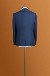 607 100% Len V Cổ Của Người Đàn Ông Kinh Doanh Màu Xanh Nửa Vải Phù Hợp Với 180 Gram Mens Kinh Doanh Áo Khoác Phù Hợp Với Cho Trong Kho - Product Image 2