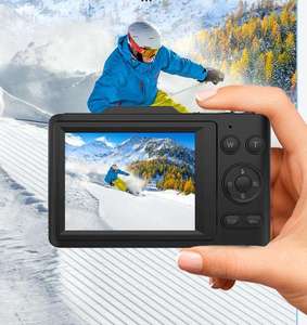 Appareil photo numérique pour enfants à double objectif avant et arrière, 48MP, vidéo UHD 2.5K, zoom numérique 16X, écran rabattable 160° °   Caméra de vlog grand angle pour étudiants - Product Image 2