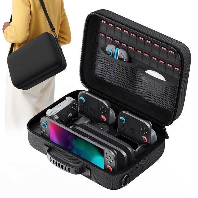 Case for Nintendo Switch 2,Carry Case for Switch 2 Camera,Pro Controller Other Switch 2 Accessories with 22 Game Cartridges