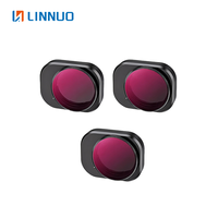 Kit de filtres pour objectif d'appareil photo compatible avec Mini 4 Pro ND8 ND16 ND32 ND64 CPL UV, accessoires de photographie pour drone