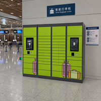 Casier à bagages automatisé Casier à bagages en libre-service Casier à bagages de gare