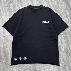 Logo personnalisé T-shirts imprimés personnalisés Poids lourd 100% coton Chemise à manches courtes Fabricant Streetwear Unisex Boxy t Shirt - Product Image 1