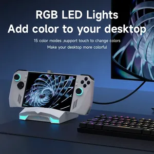 Station d'accueil universelle Hagibis ROG Ally/<span class=keywords><strong>Steam</strong></span> <span class=keywords><strong>Deck</strong></span>/Switch/OLED 6 en 1 avec HDMI 4K, RJ45 2.5G, PD 100W, lumière RGB, hub USB C - Product Image 5