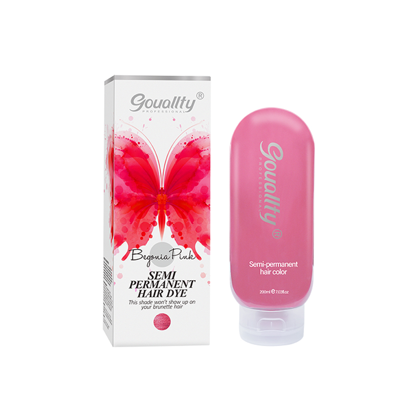 Gouallty Vegan and Cruelty-Free Fantasy Hair Color Semi Permanent Hair Color Dye