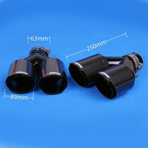 For M Modified Carbon Fiber Mirror <b>Polished</b> 1.5mm Exhaust Tip for <b>Car</b> Rundu Exhaust Tips Carbon Fiber Exhaust Tip for M Modified - Product Image 3