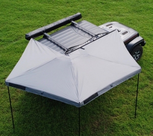 Nouvelle auvent de toit de voiture 270 degrés étanche en Oxford 280G pour camping extérieur, auvent latéral étendu à 270 degrés avec lumière LED - Product Image 6
