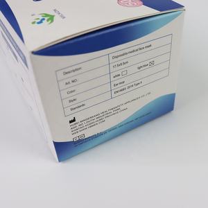 Mascarilla facial personalizada popular Mascarilla médica de 3 capas Mascarilla quirúrgica no tejida EN14683 Tipo IIR Mascarilla médica - Product Image 2