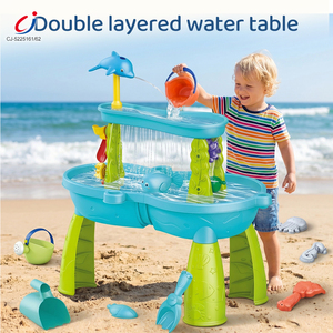 Table <span class=keywords><strong>d</strong></span>'activités aquatiques et de jeu de sable <span class=keywords><strong>pour</strong></span> enfants Chengji, avec douche de pluie et <span class=keywords><strong>bassin</strong></span>, <span class=keywords><strong>pour</strong></span> l'extérieur, idéale <span class=keywords><strong>pour</strong></span> l'été et les jeux <span class=keywords><strong>d</strong></span>'<span class=keywords><strong>eau</strong></span> multiples - Product Image 2