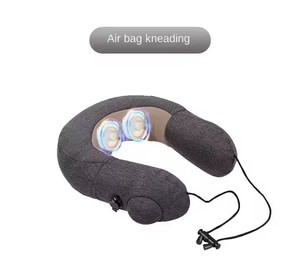 Riway katlanır şişme seyahat taşınabilir u-şekilli yoğurma boyun servikal İşlevli masaj hava yastığı akıllı masaj yastığı - Product Image 6