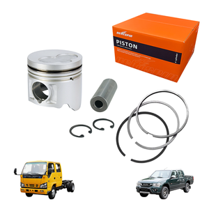新メーカー供給 4JG2 ピストンセット オーバーホール リビルドキット いすゞ D-Max トラック 高品質アルミ合金 95.4mm ピストン OE - Product Image 1