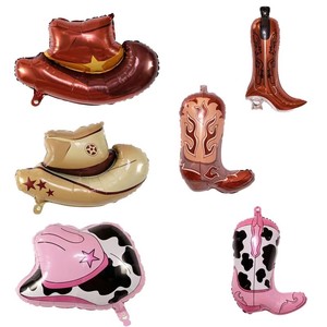 25 Ballons Imprimés Vache - Décoration Anniversaire Thème Cowboy - Pour Fêtes Enfant, Mariage Et événements