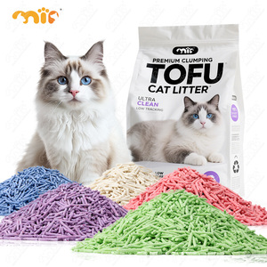 Litière <span class=keywords><strong>pour</strong></span> chat en gros à livraison rapide, écologique, premium, sans poussière, antibactérienne, à base de tofu - Product Image 1
