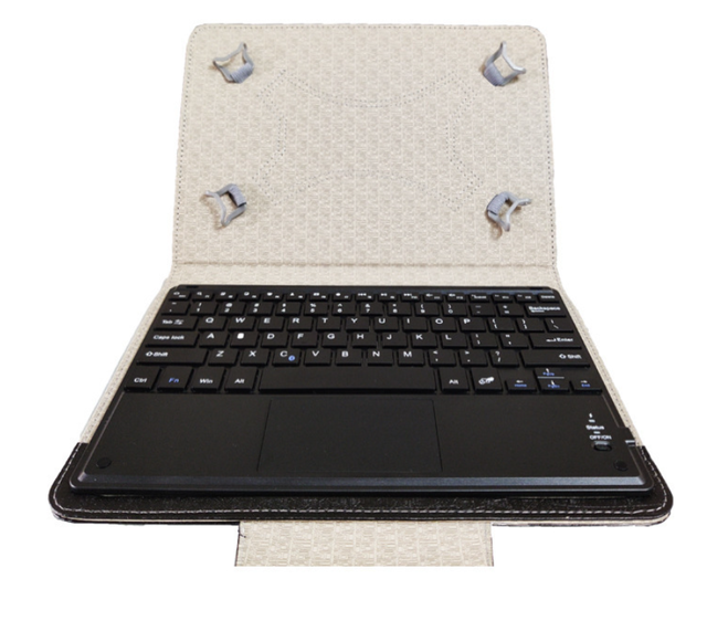 Case for Pad 7 8 9 10 Inch Tablet PU Leather Stand Cover With Russian English Arabic Wireless BT Touchpad Keyboard
