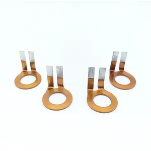 Customized winding Turns Flat Copper Wire Winding Coil High Frequency Inductor Flat Copper Coil