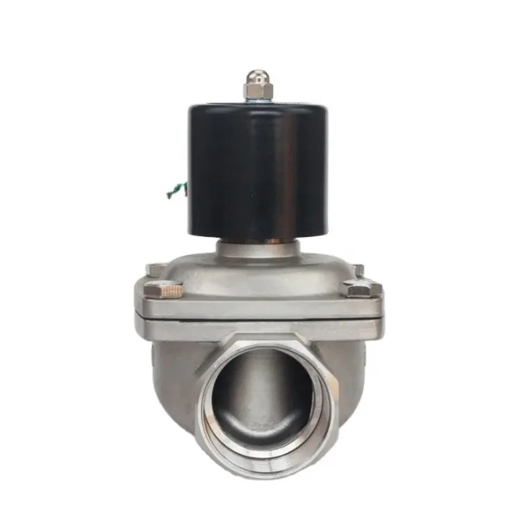 DN50 2 pollici 2W-500-50 Normalmente Chiuso in acciaio inox Ad Alta pressione mini elettrica attuatore ad azione diretta Valvola Solenoide Elettrico