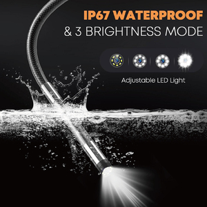 Khớp nối cầm tay <span class=keywords><strong>borescope</strong></span> 2.8 inch Màn hình 5m cáp di động hệ thống thoát nước đường ống xe kiểm tra máy ảnh công nghiệp nội soi - Product Image 3